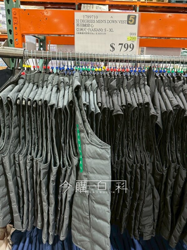 32 DEGREES 男羽絨背心 #1789710